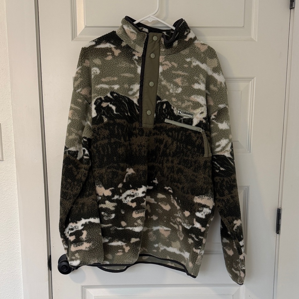 Columbia Men's Zip Up Sweater - Camouflage